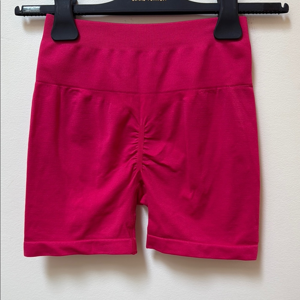 Pink Gymreapers Booty Scrunch Shorts